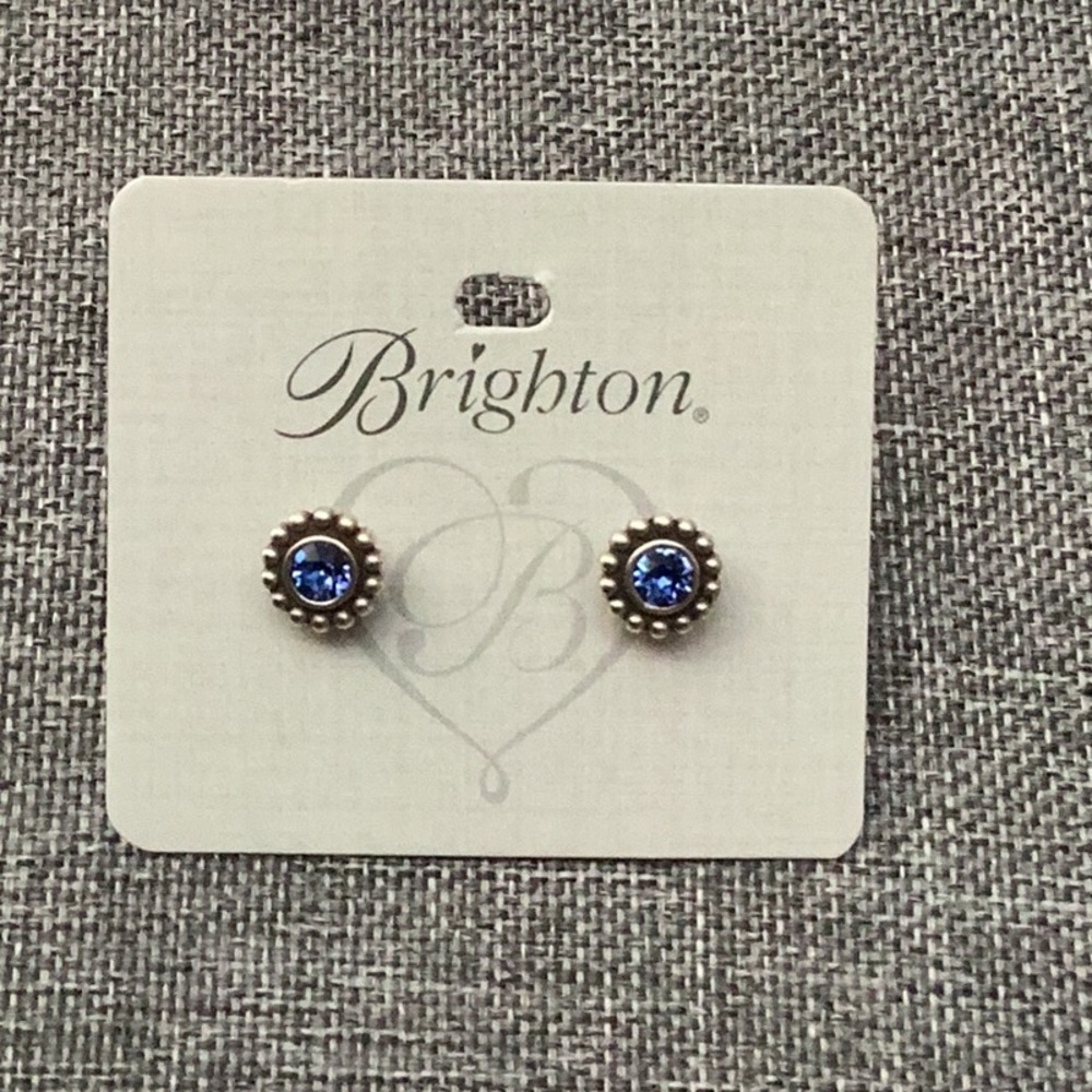 Twinkle Sapphire Mini Post Earrings NWT 3143